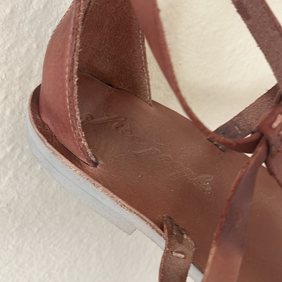 Brown Strappy Sandals - Picture 2 of 7